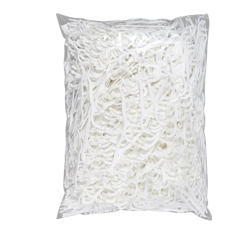 YS00060-100-1000 pieces of floss picks, tooth picks, tooth cleaning interdental brushes, disposable oral hygiene care